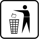 Verpackungssymbol "bitte recyceln"
